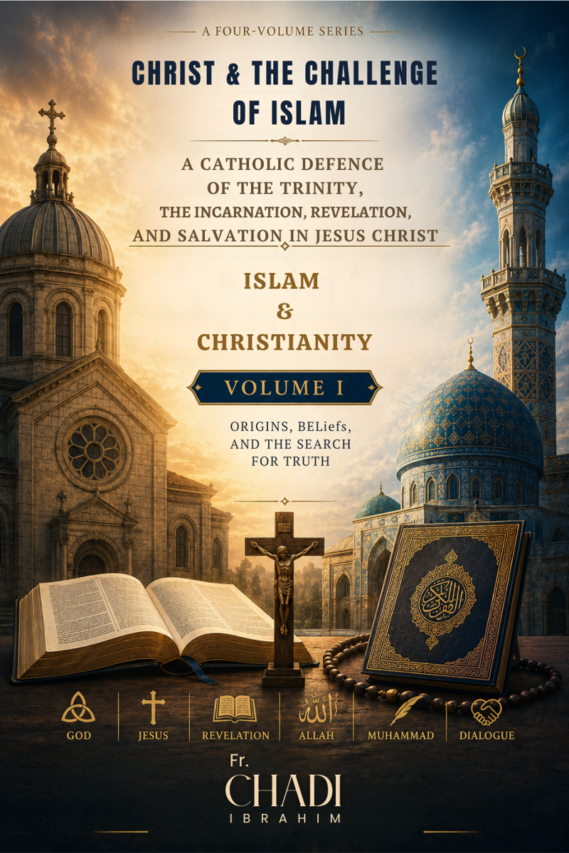 Book cover:   Product Image  Product Image Follow the author Chadi Ibrahim Chadi IbrahimChadi Ibrahim Follow Islam and Christianity: Origins, Beliefs, and the Search for Truth Volume I